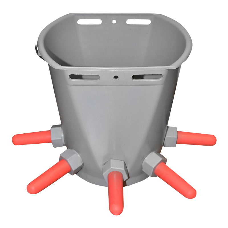 8L bucket with 5 teats for calves drinking Breckner Germany
